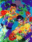 Ali Foreman Zaire by Leroy Neiman